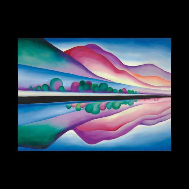 High Resolution Lake George Reflection by Georgia O'Keeffe by tiokvadrat