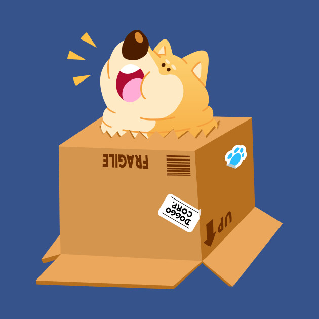 Disover Box Shiba - Shiba Inu - T-Shirt