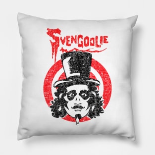 Vintage Distressed Svengoolie High Resolution Pillow