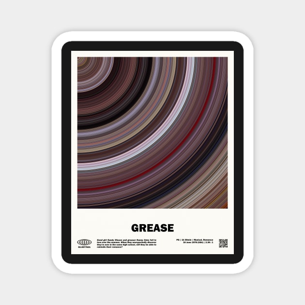 minimal_Grease Movie Magnet by silver-light