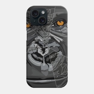 Ape, 3d line effect Gorilla Phone Case