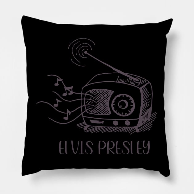 Elvis Presley Pillow by agu13