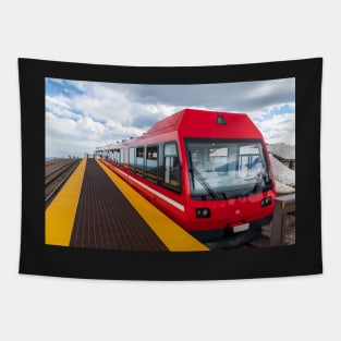 Alpine Train Tapestry