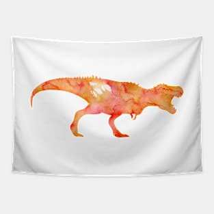 T Rex Watercolor Painting Tapestry