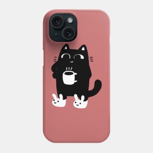 Morning cat / morning person Phone Case