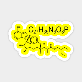 Remdesivir Chemical Formula and Structure Magnet