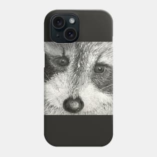 Raccoon Sketch Phone Case