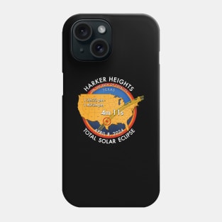 2024 Total Solar Eclipse Totality Harker Heights Texas 27 Phone Case