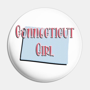 Connecticut Girl Pin