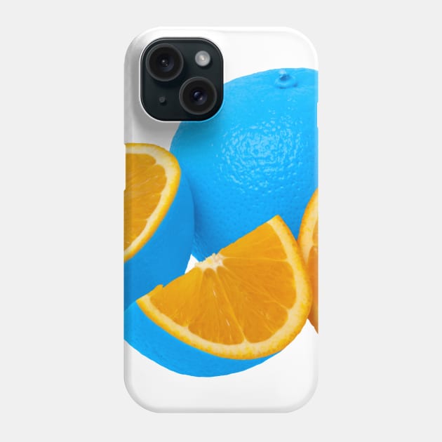 Vibrant Blue Oranges Phone Case by dan89