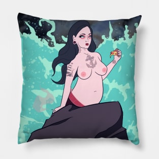 Gothic Mermaid Pillow