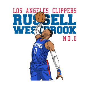 Russell Westbrook Comic Style T-Shirt