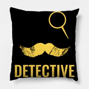 Detective Yellow Pillow