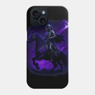 "Warrior of the Night: A Magical Warrior Embracing Splendor" Phone Case