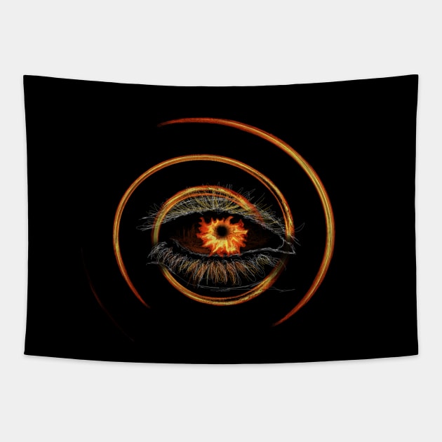 Evil's eye Tapestry by Hamza_Atelier