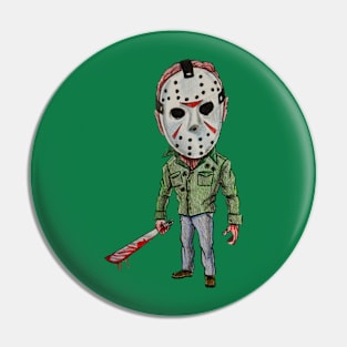 Jason Caricature Pin