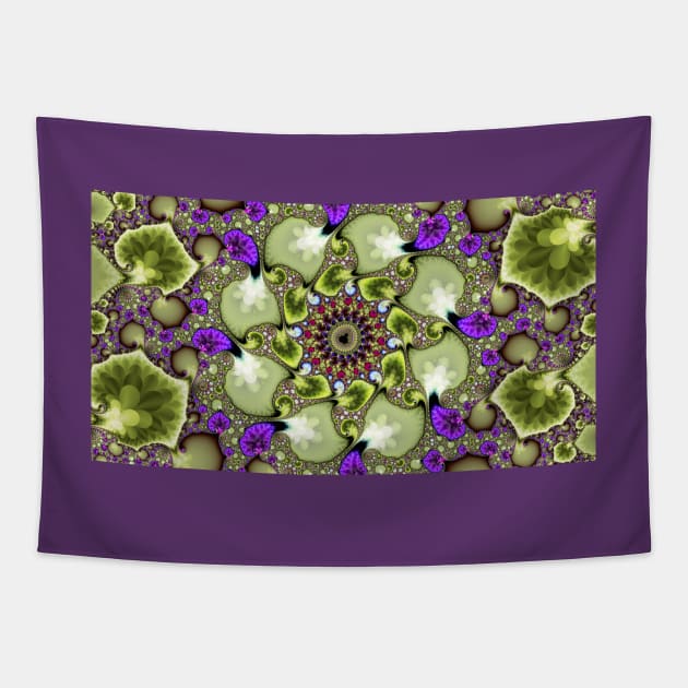 Mandelbrot Fractal Zoom Tapestry by pinkal