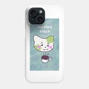 Tired Cat 2 Phone Case