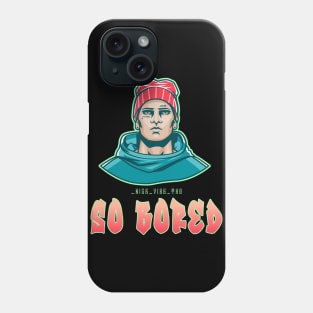 Rap - Rapper - So Bored Phone Case