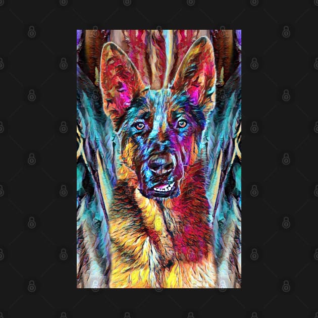 Darn Doggie Club - Psychedelic Doggie Art by Darn Doggie Club by focusln