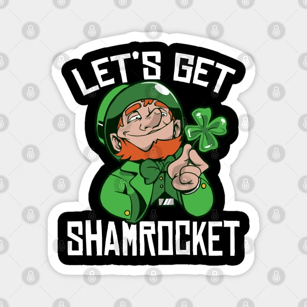 Shamrocket Leprechaun Magnet by BIGUP