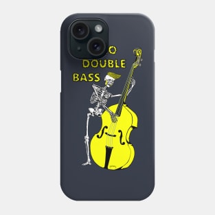 Psychobilly double bass Phone Case