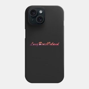 Long Beach Island LBI Script Phone Case