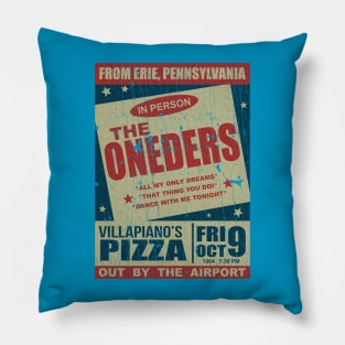 VINTAGE - the oneders villapianos pizza Pillow