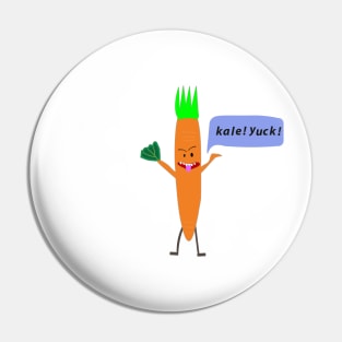 Carrot Hates Kale Pin