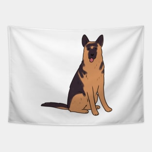 german shepherd dog Tapestry