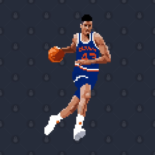 Brad Daugherty Pixel Dribble by qiangdade