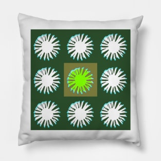 Green virus Pillow