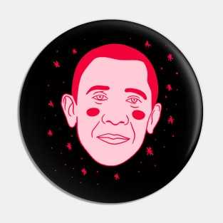 Obama Anime Funny Pin