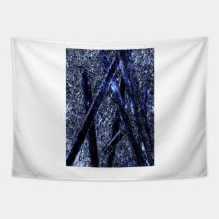 Blue Poles Tapestry