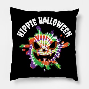 TieDye Hippie Halloween Pillow