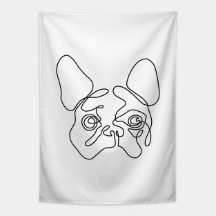 Two Line French Bulldog Tapestry