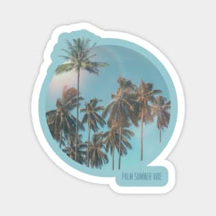 Palm summer vibe Magnet