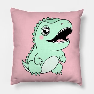 Pastel Baby Dinosaur Pillow