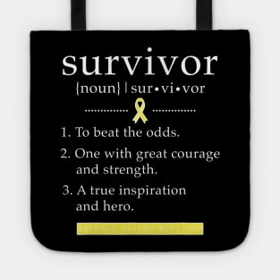 Sarcoma Cancer Shirt Survivor Gift Definition for Men Women Tote