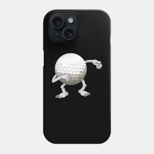 Funny dabbing golf ball Phone Case