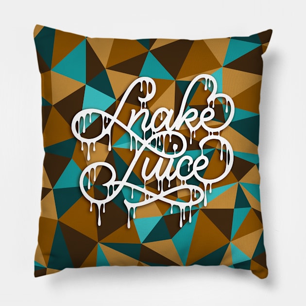 Snake Juice Pillow by polliadesign