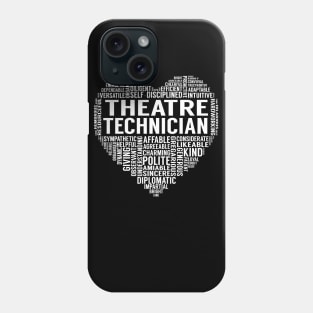 Theatre Technician Heart Phone Case