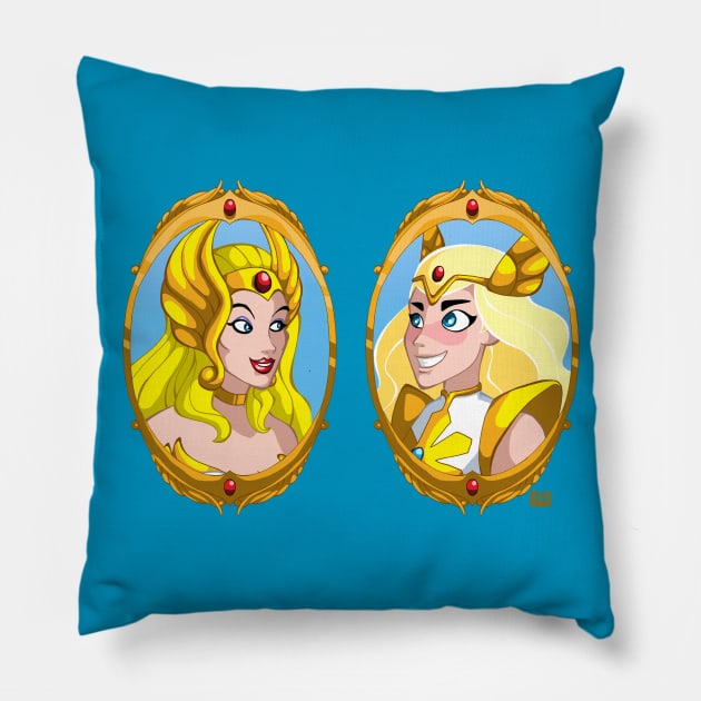 She Ra Legacy Pillow by Happy Bitey Snake