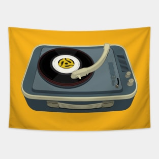 Suitcase Record Player Tapestry