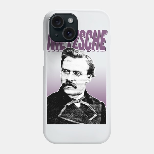 Friedrich Nietzsche Graphic Design Hipster Statement Phone Case by DankFutura