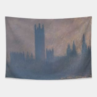 Houses of Parliament, Sunlight Effect (Le Parlement, effet de soleil) by Claude Monet Tapestry