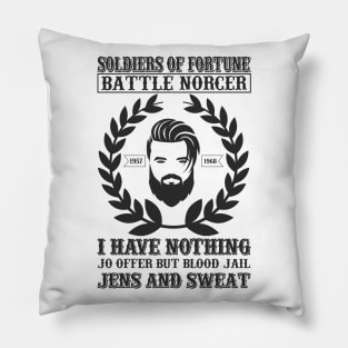 Barber Design Soldiers Of Fortune 74 Pillow