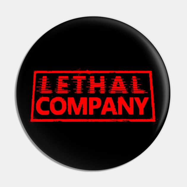 Lethal Company logo - Small version Pin by José Ruiz