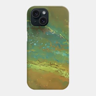 Dirty Pour Acrylic Organic Textures - WelshDesignsTP001 Phone Case