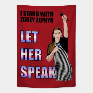 Let Her Speak Tapestry